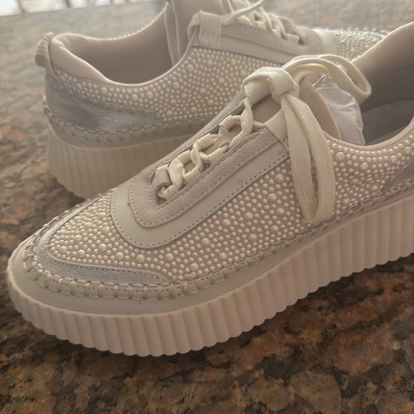 Never worn, new. Dolce Vita Dolen Pearl Sneakers. - Picture 5 of 5